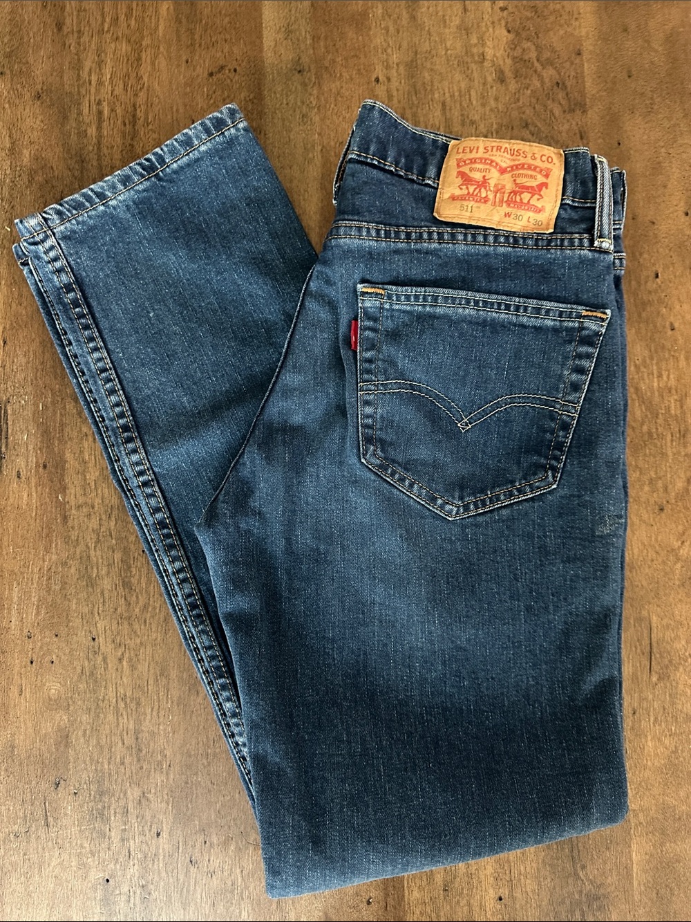 Levi's Men’s Trademark Red Tag 511 Slim Fit Jeans Size 30 x 30